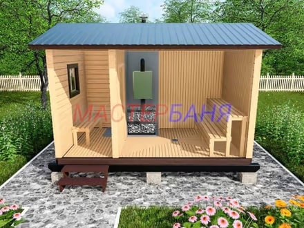 Каркасные бани под ключ - проекты и цены на мобильные бани в Нижнем ...
